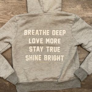 Spiritual Gangster girls gray hoodie